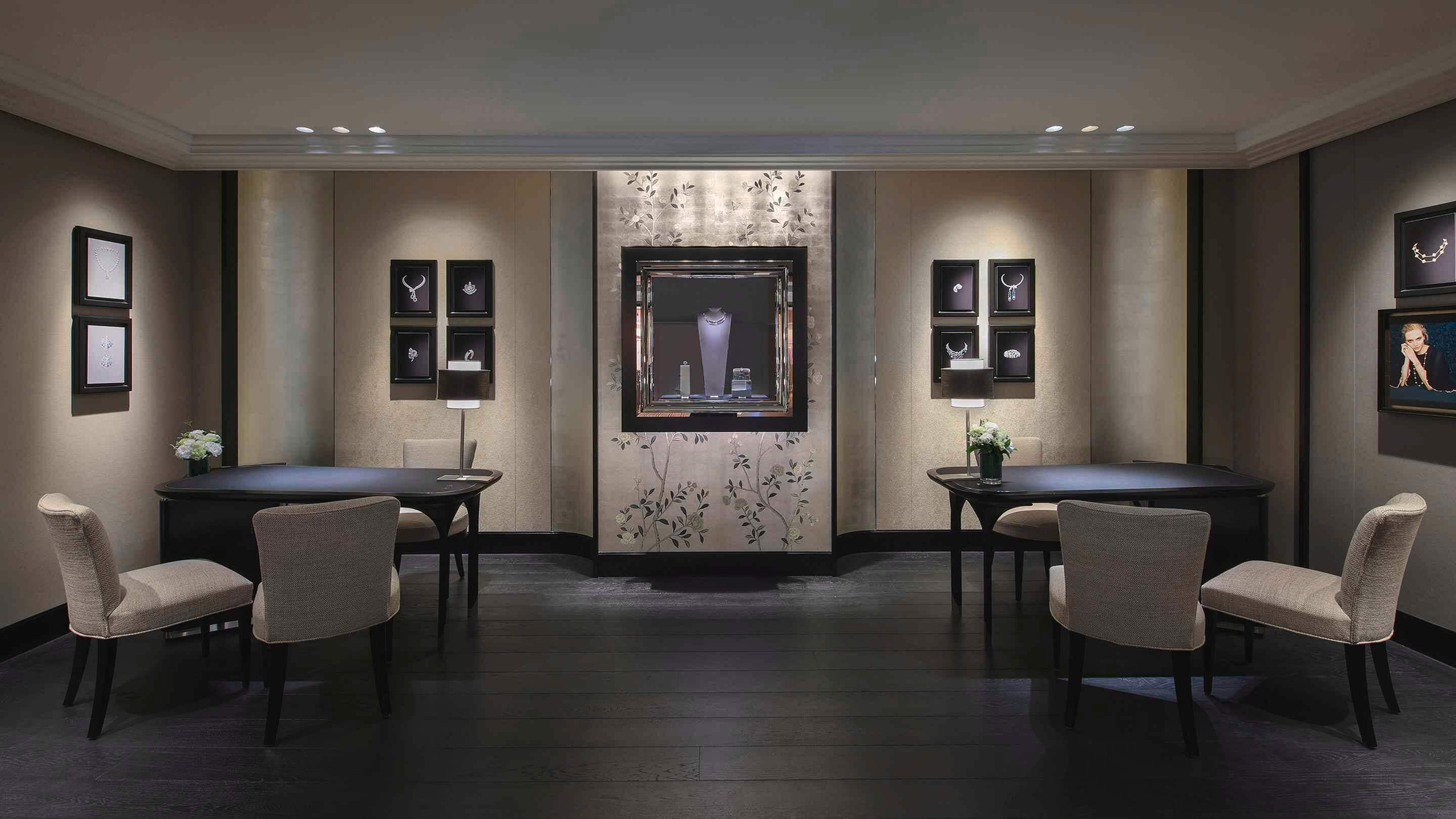 Osaka boutique present the main area view, van cleef arpels