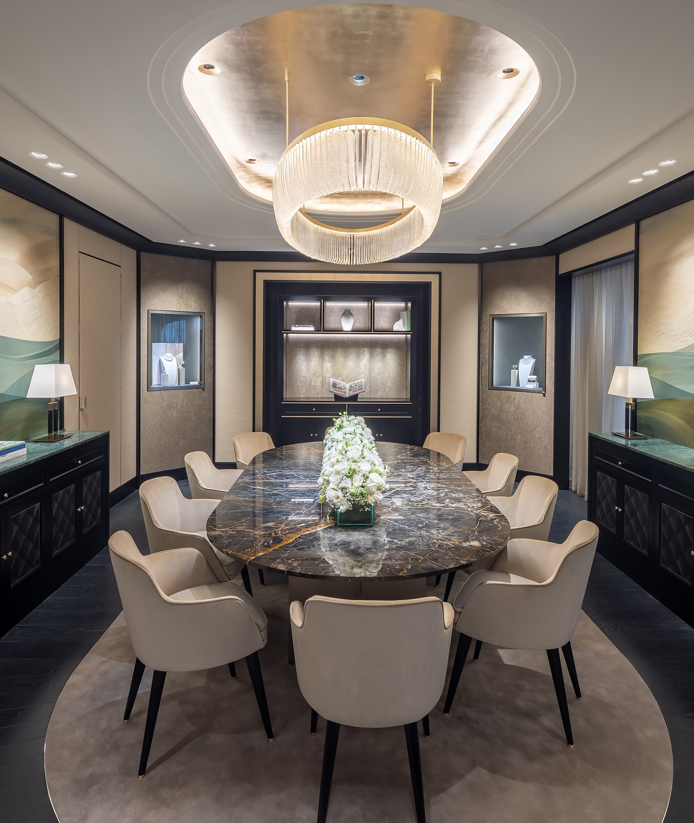 Vienne boutique present the dinning room view, Van Cleef Arpels