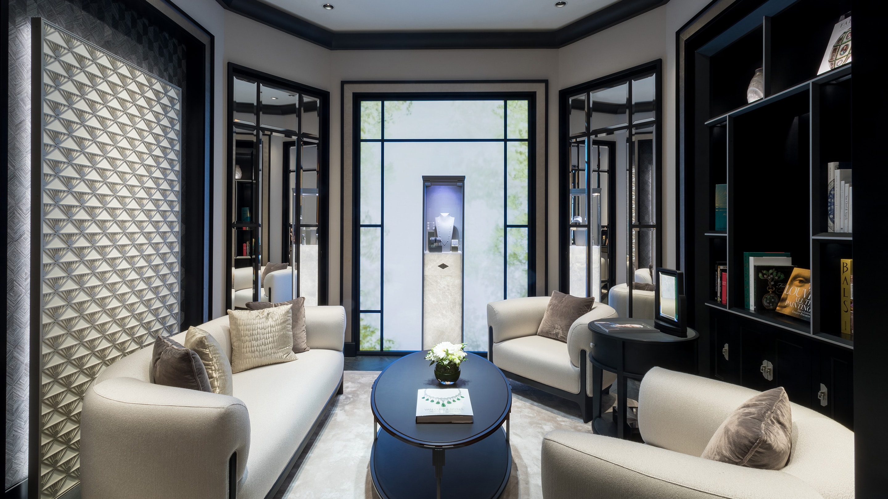 dubai mall of the emirates boutique present living rooms view, Van Cleef & Arpels