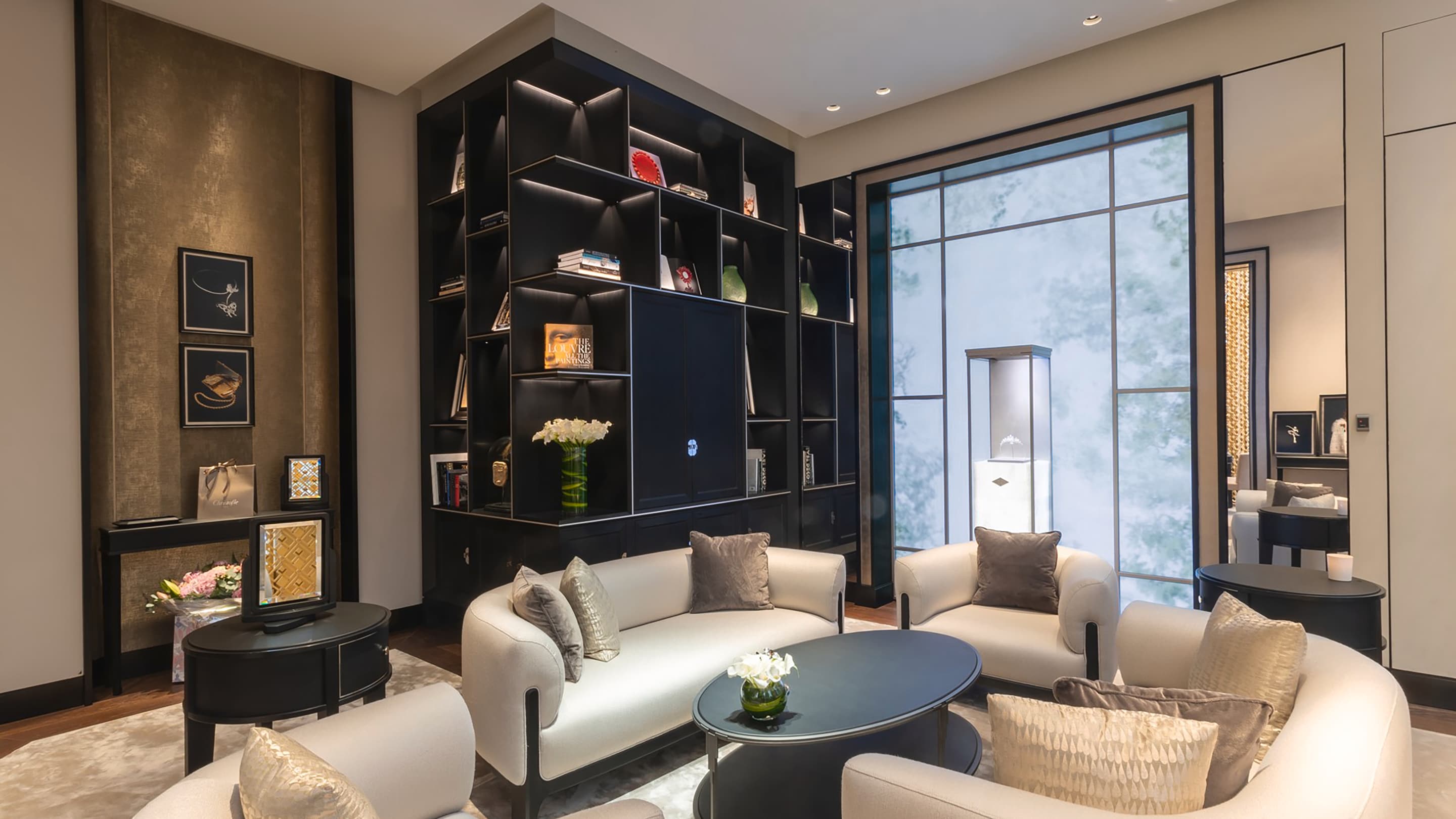 dubai opera boutique present living rooms view, Van Cleef & Arpels