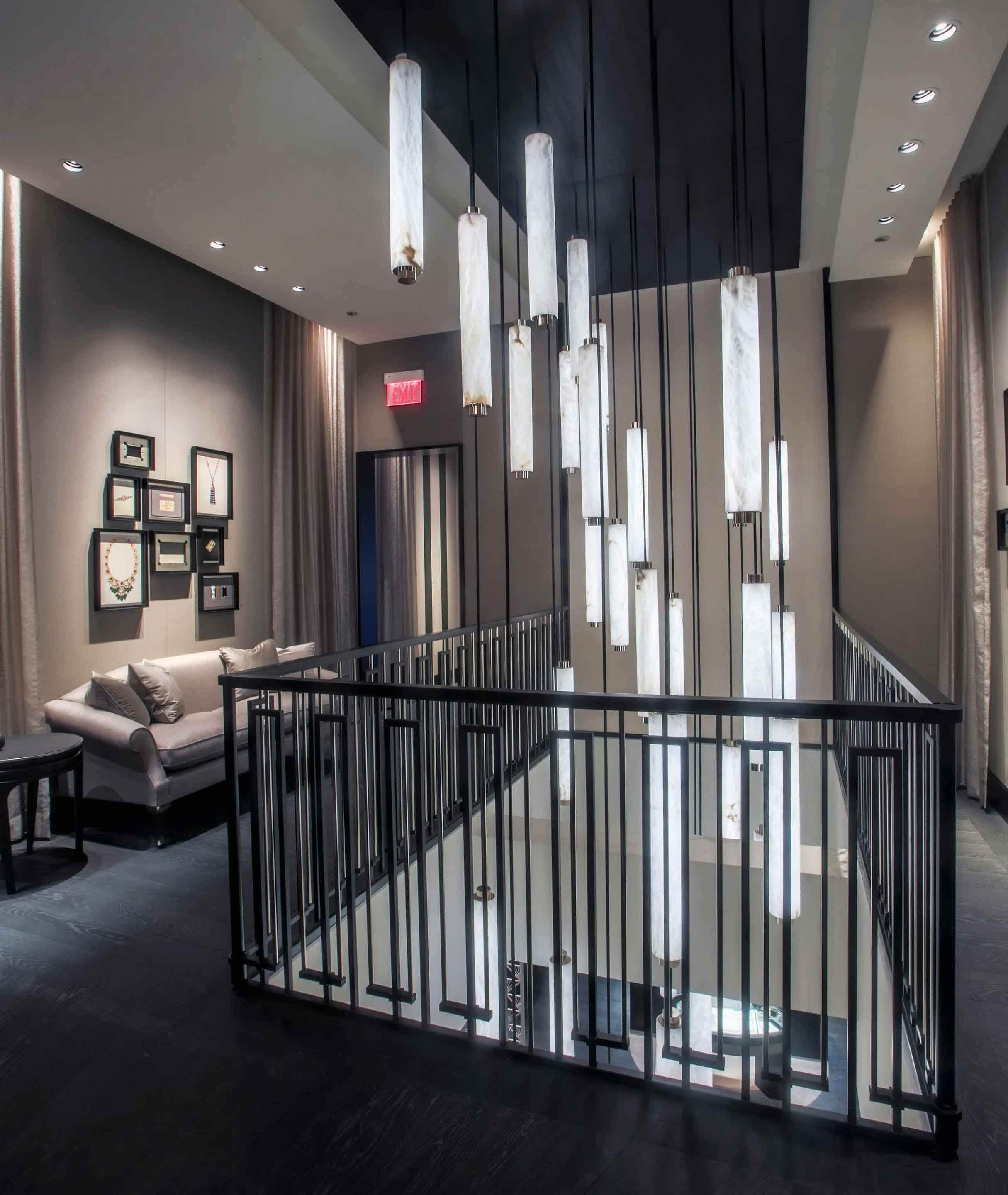 Chicago Oak Street Boutique present the stairs view, Van Cleef And Arpels